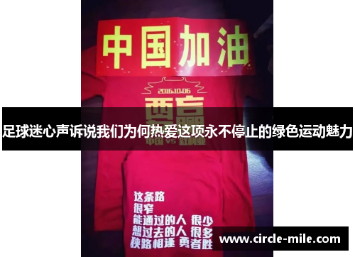 足球迷心声诉说我们为何热爱这项永不停止的绿色运动魅力 足球迷心声诉说我们为何热爱这项永不停止的绿色运动魅力